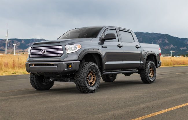 Rough Country Pocket Fender Flares | 1D6 Silver Sky Metallic | Toyota Tundra 2WD/4WD (14-21)