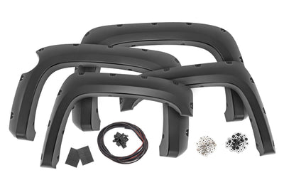 Rough Country Pocket Fender Flares | 5'9" Bed | Gas Door | Chevy Silverado 1500 (07-13)