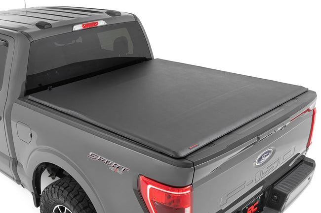 Soft Roll Up Bed Cover | 6'7" Bed | Ford F-150/F-150 Lightning/Raptor  (15-25) - The Suspension Specialists