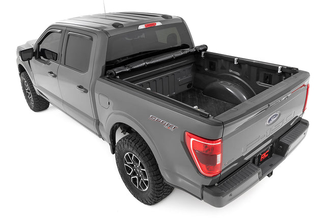 Soft Roll Up Bed Cover | 6'7" Bed | Ford F-150/F-150 Lightning/Raptor  (15-25) - The Suspension Specialists