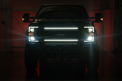 LED Light Kit | Grille Mount | 30 Inch DRL | Ford F-250/F-350 Super Duty (17-22) - The Suspension Specialists