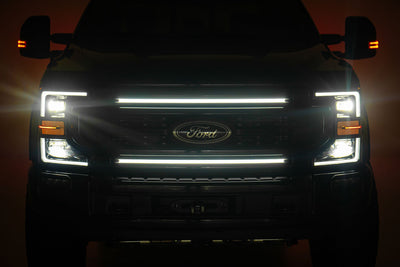 LED Light Kit | Grille Mount | 30 Inch DRL | Ford F-250/F-350 Super Duty (17-22) - The Suspension Specialists