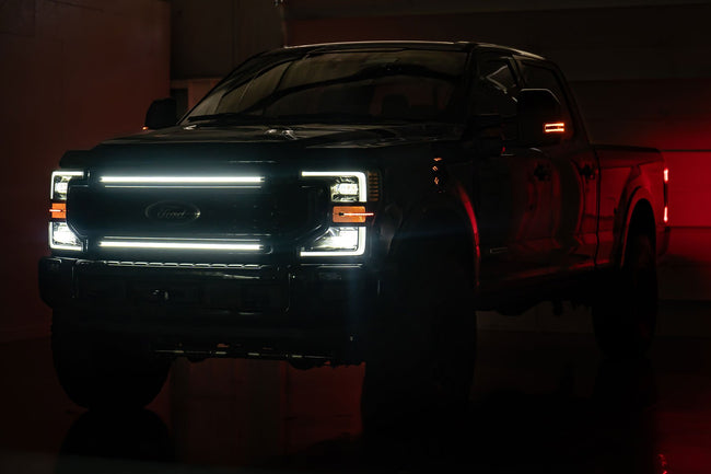 LED Light Kit | Grille Mount | 30 Inch DRL | Ford F-250/F-350 Super Duty (17-22) - The Suspension Specialists