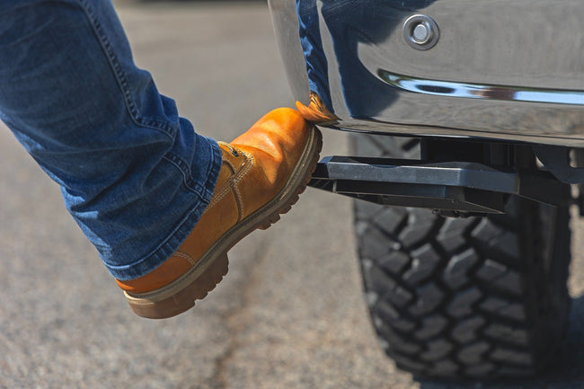 Retractable Bed Step | Manual Pull | Ford F-150 (21-25)/F-150 Lightning (22-25) - The Suspension Specialists