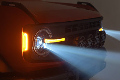 DRL Halo LED Headlights | DOT Approved | Ford Bronco 4WD (2021-2025) - The Suspension Specialists