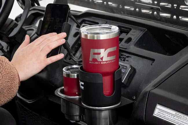 2 in 1 Expanding Cup and Phone Holder - The Suspension Specialists