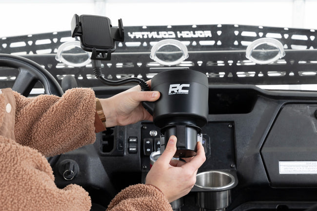 2 in 1 Expanding Cup and Phone Holder - The Suspension Specialists