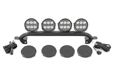 Light Bar Mount | 6.5 Inch Round LED (Quad) | OE Modular Steel | Ford Bronco (21-25) - The Suspension Specialists