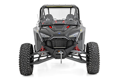 30" Single Row Light Mount | Front | Black Series | Polaris RZR Turbo R 4 - The Suspension Specialists