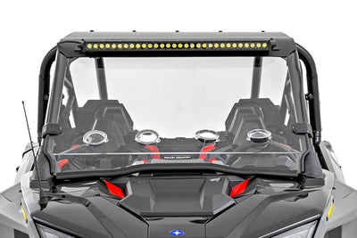 30" Single Row Light Mount | Front | Black Series | Polaris RZR Turbo R 4 - The Suspension Specialists