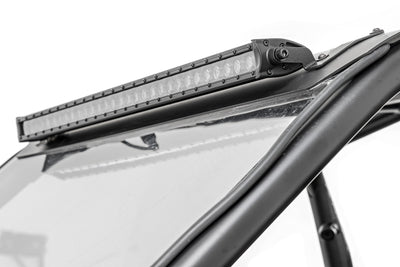 30" Single Row Light Mount | Front | Black Series | Polaris RZR Turbo R 4 - The Suspension Specialists