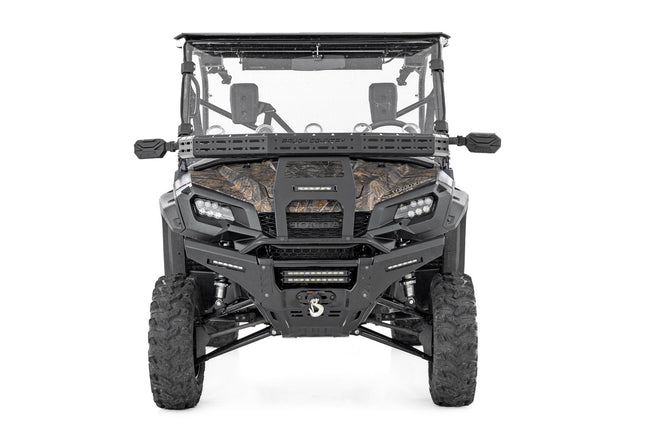Front Cargo Rack |Black Series LED | 6" Light | Slim Line | Honda Pioneer 1000 - The Suspension Specialists