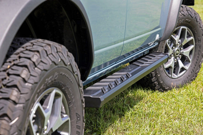 Rough Country BA2 Running Boards | Side Step Bars | 4-Door | Ford Bronco 4WD (2021-2025) - The Suspension Specialists