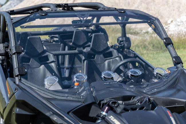Vented Full Windshield | Scratch Resistant | Can-Am Maverick X3 - The Suspension Specialists