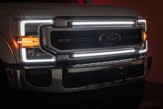 LED Light Kit | Grille Mount | 30 Inch DRL | Ford F-250/F-350 Super Duty (17-22) - The Suspension Specialists