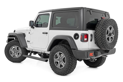 Rough Country Power Running Boards | Dual Electric Motor | 2 Door | Jeep Wrangler JL (18-25)