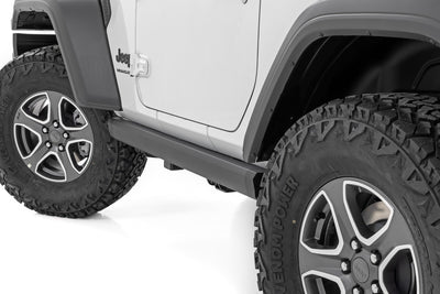 Rough Country Power Running Boards | Dual Electric Motor | 2 Door | Jeep Wrangler JL (18-25)
