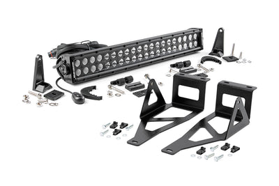 LED Light Kit | Bumper Mount | 20" Black Dual Row | Ford F-250/F-350 Super Duty (05-07) - The Suspension Specialists
