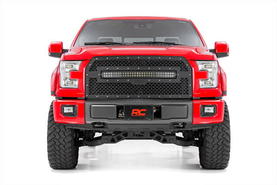 Mesh Grille | 30" Dual Row LED | Black Ser | Ford F-150 2WD/4WD (2015-2017) - The Suspension Specialists