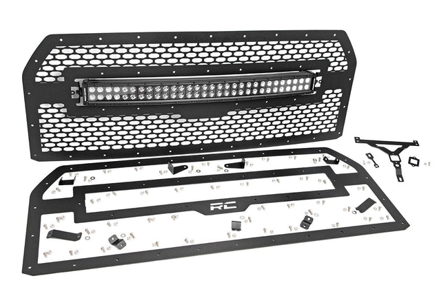 Mesh Grille | 30" Dual Row LED | Black | Ford F-150 2WD/4WD (2015-2017) - The Suspension Specialists
