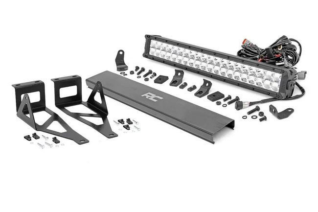 LED Light Kit | Bumper | 20" Chrome Dual Row | White DRL | Ford F-250/F-350 Super Duty (05-07) - The Suspension Specialists