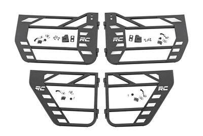 Rough Country Tubular Doors | Front and Rear | Jeep Wrangler JK/Wrangler Unlimited  (07-18)