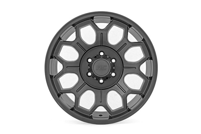 Rough Country 77 Series Wheel | One-Piece | Gunmetal Gray | 20x9 | 6x135 | +18mm - The Suspension Specialists