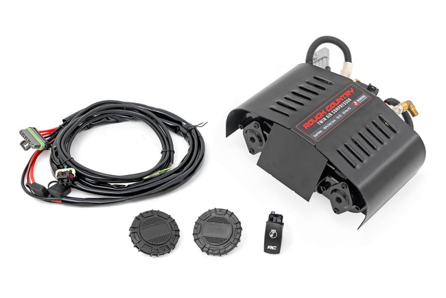 Twin Motor Air Compressor Kit | 12 Volt | 6.16 CFM - The Suspension Specialists