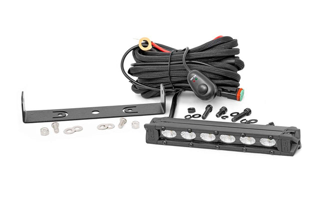 LED Light Kit | Rear Mount | 6" Black Slimline | Honda Foreman 500 - The Suspension Specialists