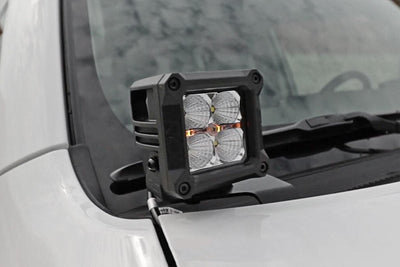 LED Light Kit | Ditch Mount | 3" Chrome Wide Angle Pair - The Suspension Specialists