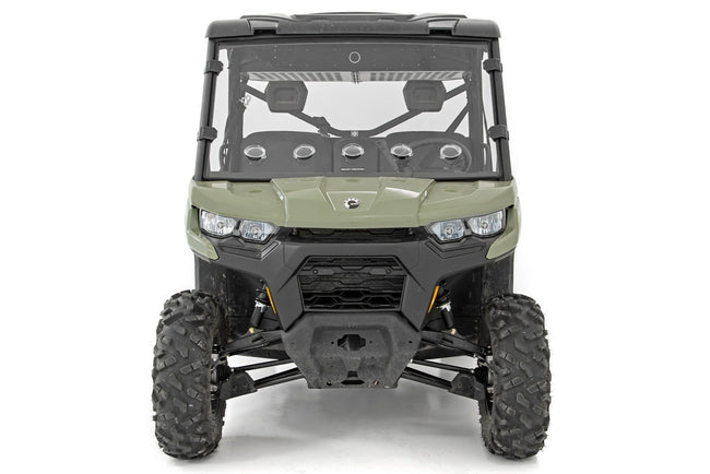 Vented Full Windshield | Scratch Resistant | Can-Am Defender HD 5/HD 8/HD 9/HD 10 - The Suspension Specialists