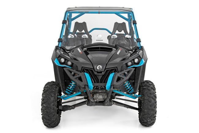 Vented Full Windshield | Scratch Resistant | Can-Am Maverick 1000R X - The Suspension Specialists
