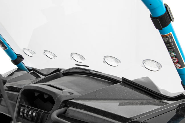 Vented Full Windshield | Scratch Resistant | Can-Am Maverick 1000R X - The Suspension Specialists