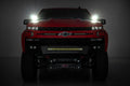 LED Light Kit | Ditch Mount | 2" Black Pair | Flood | Chevy Silverado 1500 (19-26)