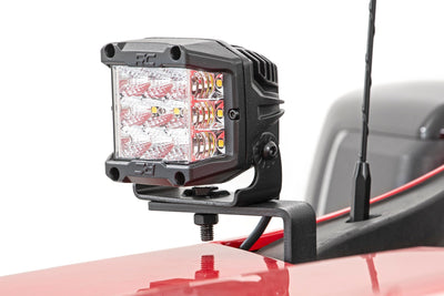 LED Light Kit | Ditch Mount | 2" Black Pair | White DRL | Chevy Silverado 1500 (19-26)