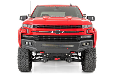 LED Light Kit | Ditch Mount | 2" Black Pair | Flood | Chevy Silverado 1500 (19-26)