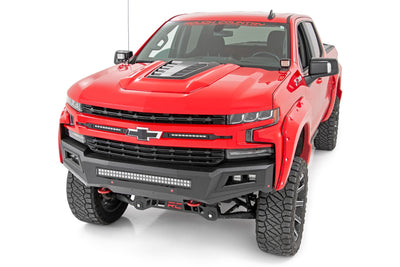 LED Light Kit | Ditch Mount | 2" Black Pair | Flood | Chevy Silverado 1500 (19-26)