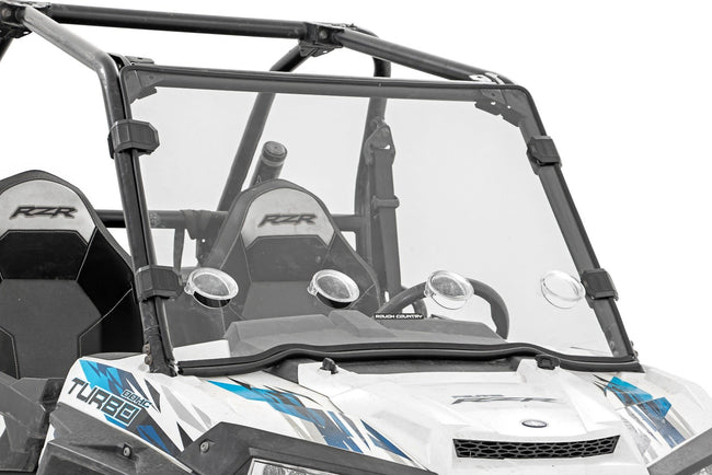 Full Windshield | Vented | Scratch Resistant |  Polaris RZR XP 1000 - The Suspension Specialists
