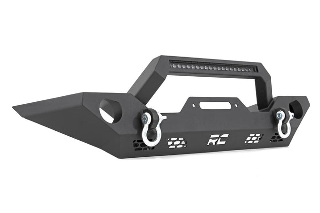 Rough Country Front Bumper | Sport | OE Fog | Jeep Gladiator JT/Wrangler JK & JL/Wrangler Unlimited 4WD - The Suspension Specialists