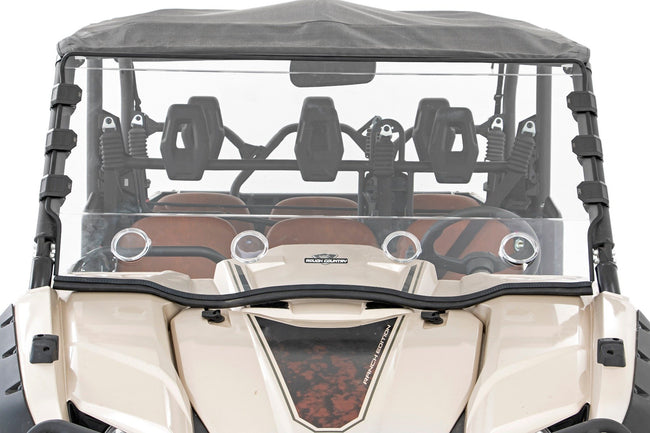 Vented Full Windshield | Scratch Resistant | Yamaha Viking 700 - The Suspension Specialists