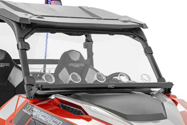 Vented Full Windshield | Scratch Resistant | Polaris General XP 4 1000 - The Suspension Specialists
