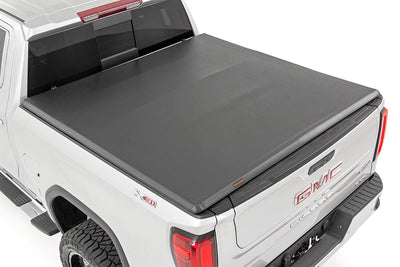Soft Tri-Fold Bed Cover | 6'7" Bed | Chevy/GMC Sierra 1500 (19-26)/Silverado 1500 (19-26)