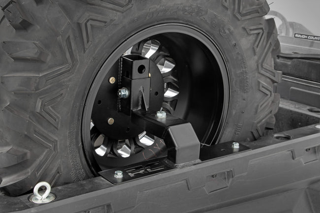 Spare Tire Carrier | Bed Side Mount | Multiple Makes & Models (Can-Am/Polaris) - The Suspension Specialists