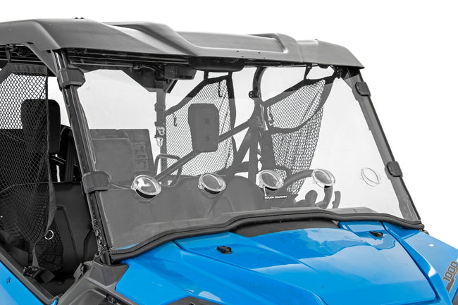 Vented Full Windshield | Scratch Resistant | Honda Pioneer 1000 - The Suspension Specialists