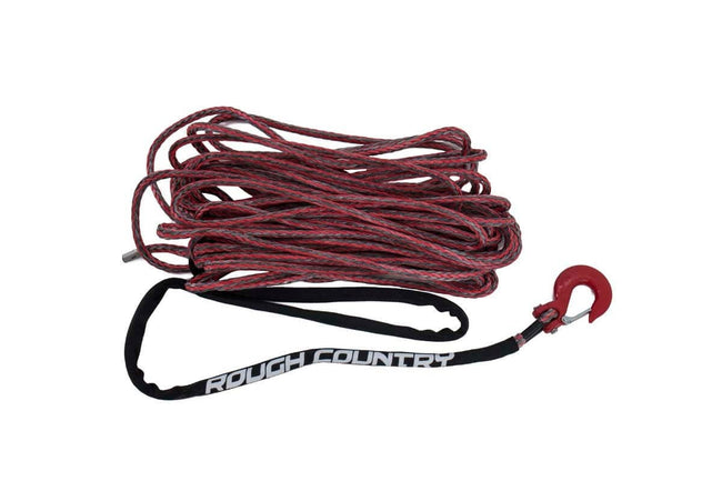 Synthetic Rope | 3/8 Inch | 85 Ft | Red/Gray - The Suspension Specialists