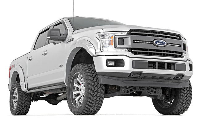 Rough Country Fender Flares | SF1 | G1 Absolute Black | Ford F-150 2WD/4WD (2015-2017) - The Suspension Specialists