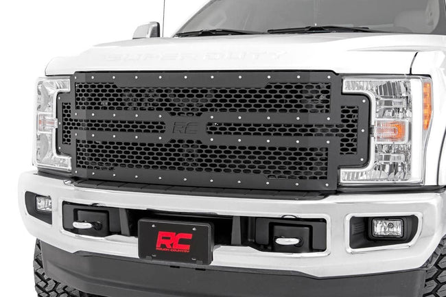 Mesh Grille | Ford F-250/F-350 Super Duty 2WD/4WD (2017-2019) - The Suspension Specialists