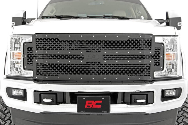Mesh Grille | Ford F-250/F-350 Super Duty 2WD/4WD (2017-2019) - The Suspension Specialists