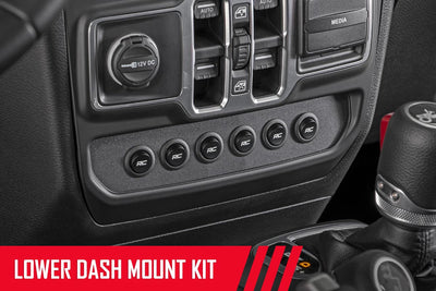 Rough Country MLC-6 | Muliple Light Controller | Lower Dash | Jeep Wrangler JL/Wrangler Unlimited (18-25)