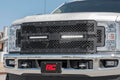 Mesh Grille | 12" Dual Row LED | Black | Ford F-250/F-350 Super Duty (17-19) - The Suspension Specialists